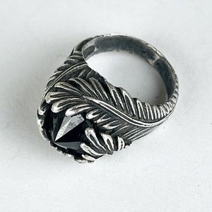 Bloodmilk Swan Song Nour Black Onyx Ring 8